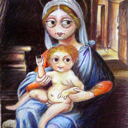 Morof | MADONNA CON BAMBINO SUPERSTIZIOSO