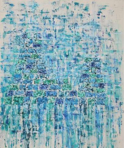 Angela Crucitti | Torri in blu e verde