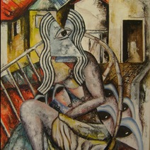 Gerlando Micciché | DONNA AL BALCONE