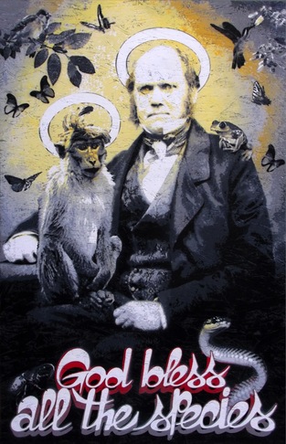 Alberto Silva | God bless all the species - Tributo a Charles Darwin.