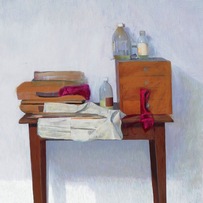 Alessio Vaccari | Composizione con calze rosse