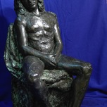 Anat Ratzabi | Seated male nude