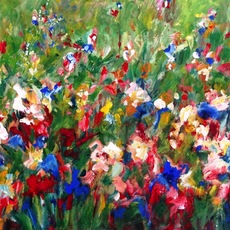 Silvia Bitschnau | Blühende Wiese 1