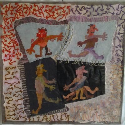 Elvio Miressi | squilibri nevrotici-riequilibrio (studio per 4 fasi)