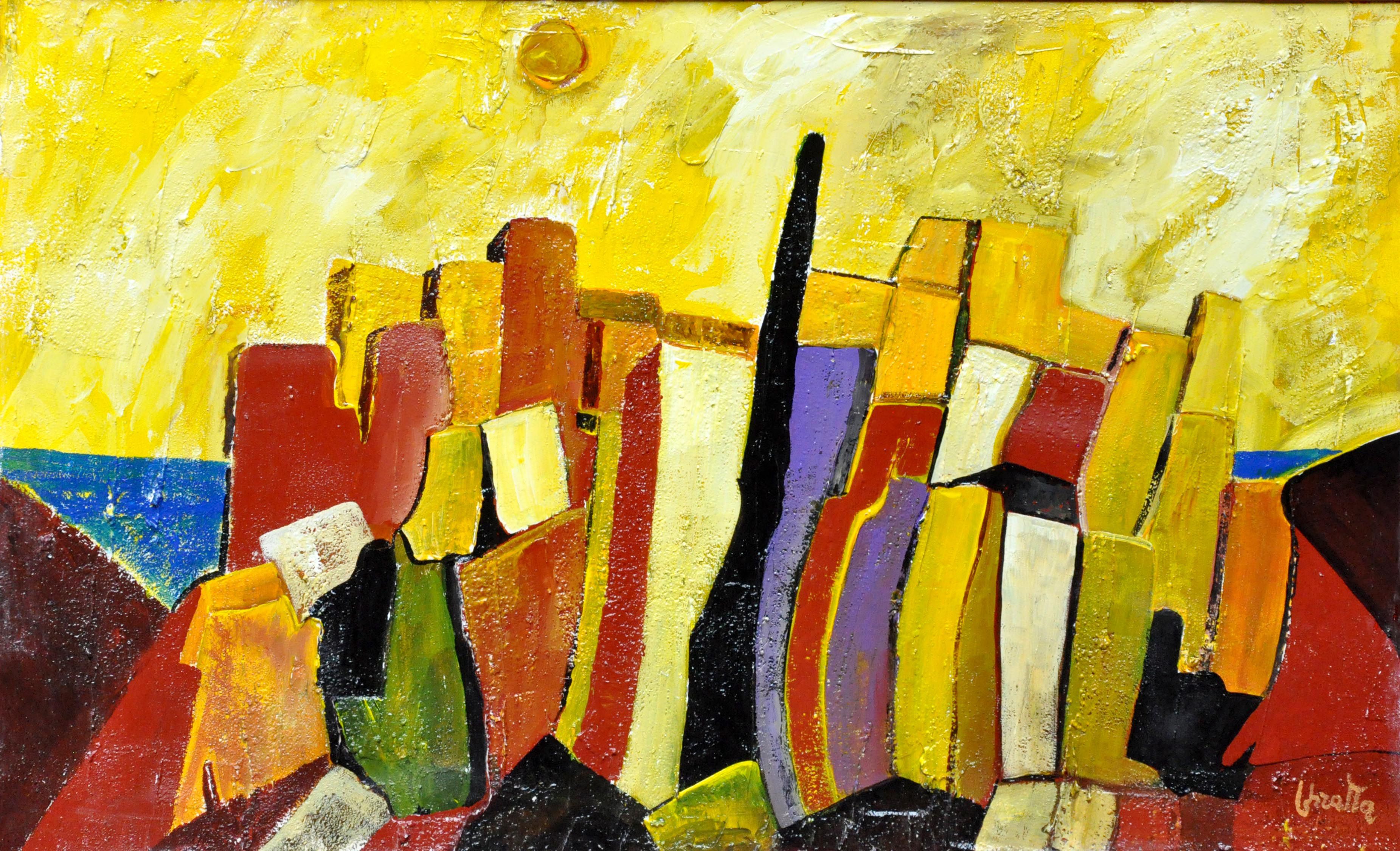 Franco Bratta | Da la pittura Informale ”CITTA’”