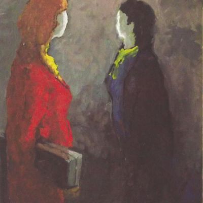 Giorgio Gabbrielli | Due donne (sotto il lampione)