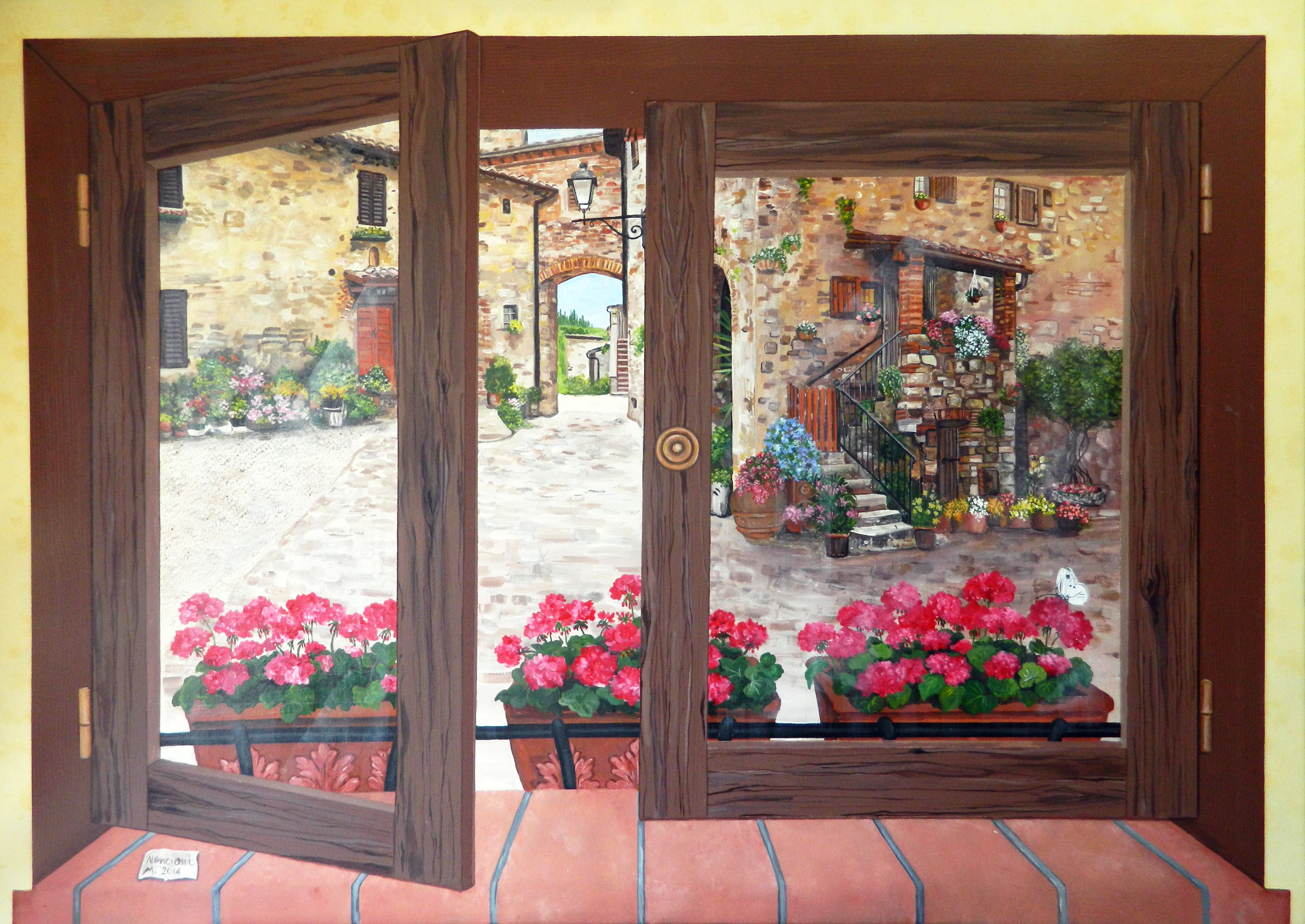 Maria Nencioni | Vista sul Borgo
