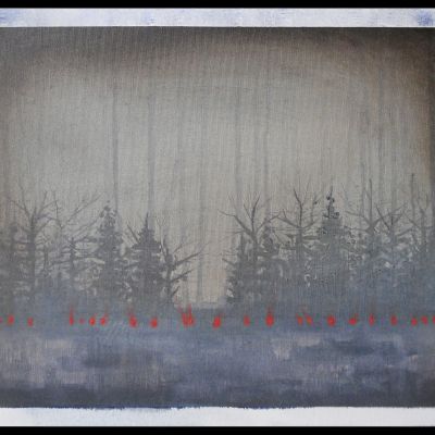 MAURIZIO PIAZZI | Bosco notturno sospeso