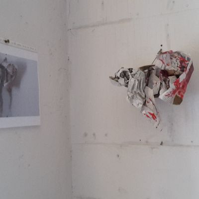 Patricia Creyns | The creation of an objet trouvé red