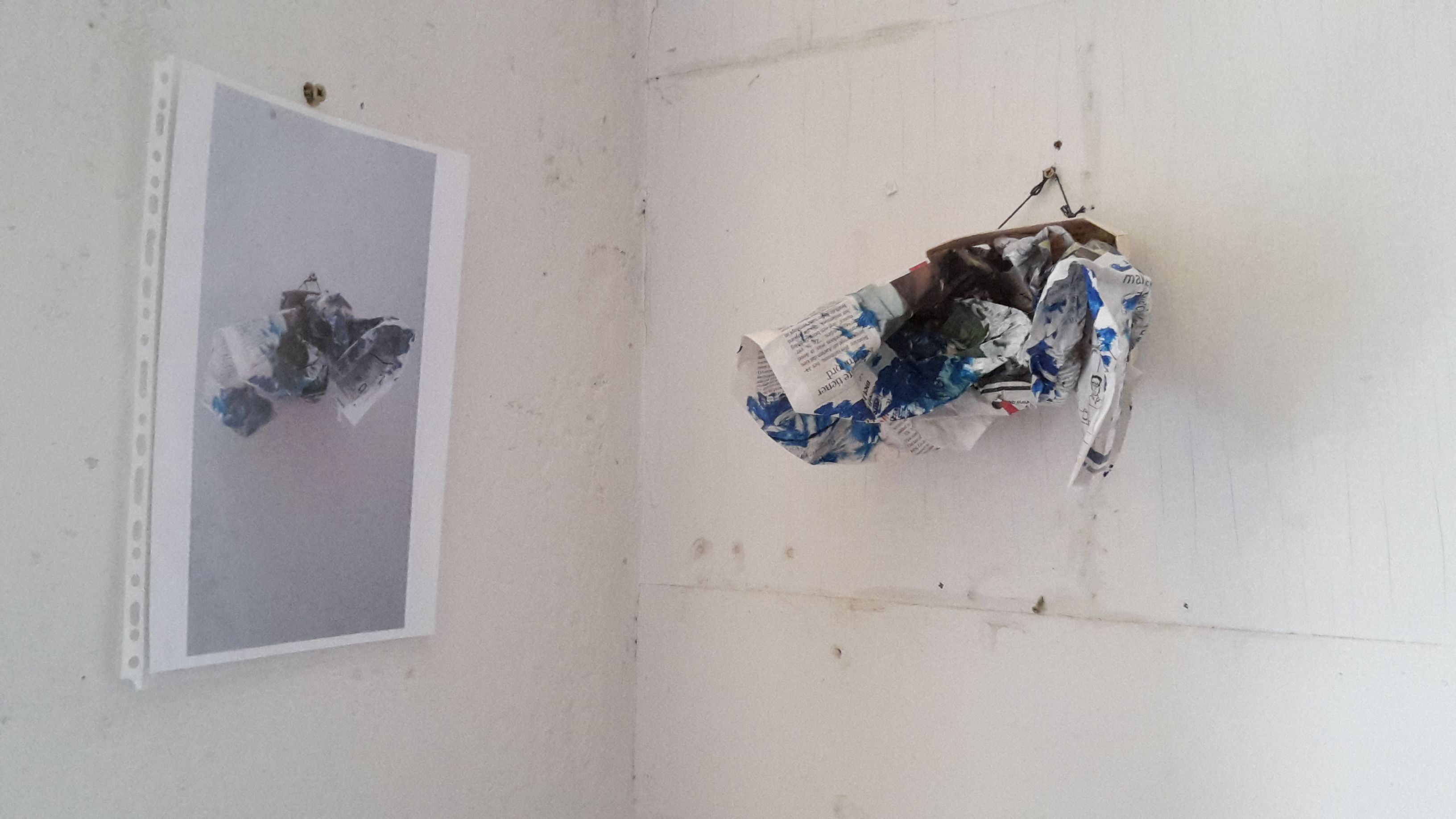 Patricia Creyns | The creation of an objet trouvé blue