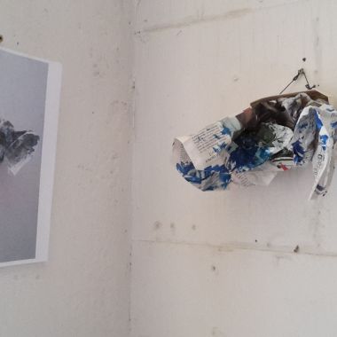 Patricia Creyns | The creation of an objet trouvé blue