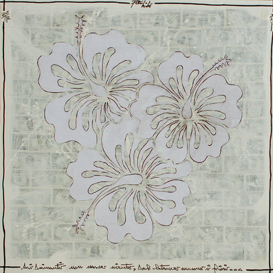  | FLOWER - from diamonds nothing is born, flowers come from manure! - SKULLS &FLOWERS SERIE