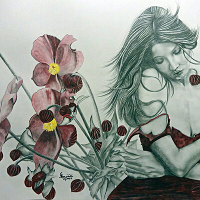  | &rsquo;&rsquo;Hug Me&rsquo;&rsquo;...(series....flowers woman)