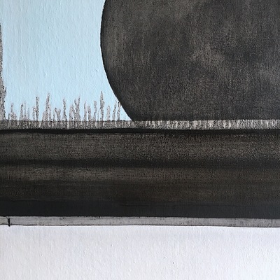 | NOCTURNE no.2 (diptych), (detail), 2020