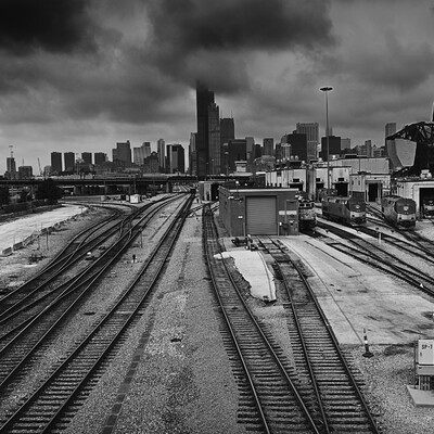  | Downtown& Railway - sullo sfondo Willis tower