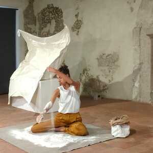  | TELO installazione - performance F&agrave;t a man - mostra LIEVITO MADRE Bienno (Bs)