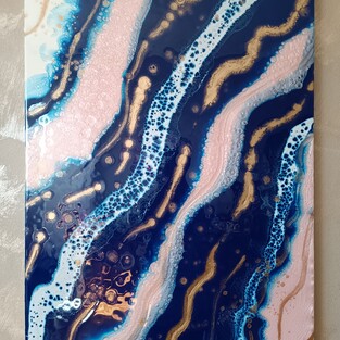  | Eleganza in blu e rosa