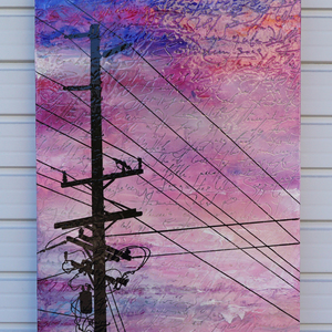 | Written in a vertical pink sky