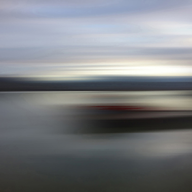 Maria J | Red Sailboat at Dusk