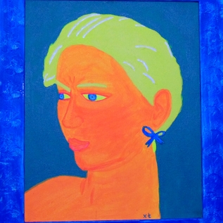 Tania Stefania Katzouraki | Fluo Frown Woman