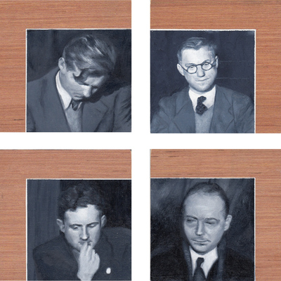  | The way we were, Mariaburg, 1954. &rdquo;Four men&rdquo;