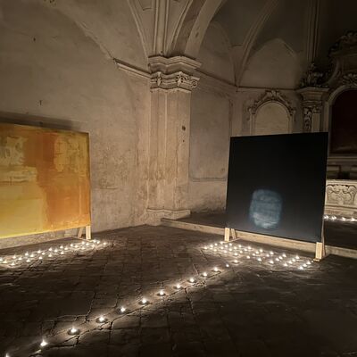  | Bocca Blu + Gelb und Orange, My God_ ex Chiesa di San Sebastiano, Citt&agrave; di Castello