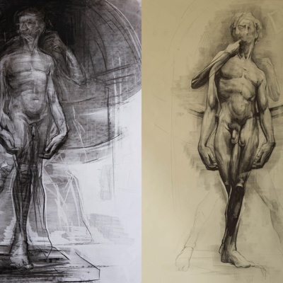  | Divided (preparatory drawings)