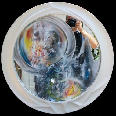 Pierluigi Abbondanza | ipotesi di vestale allo specchio - selfie portrait
