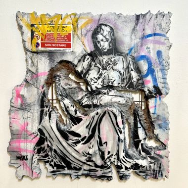 Mart signed | Broken wall la pietà di Mart Signed